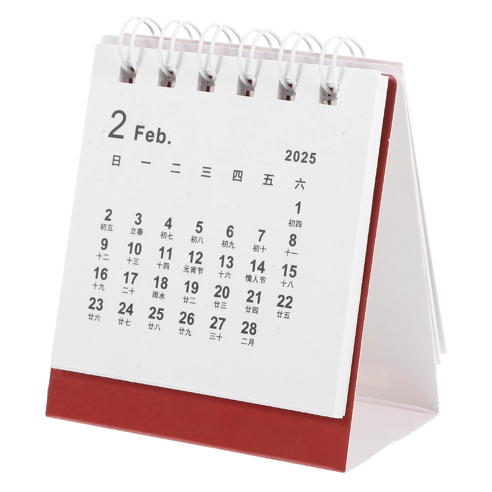 

Inspirational Desk Calendar 2025 Mini Portable Office Accessories Women Cute Planner Small Daily Teacher Decor Printed Materials