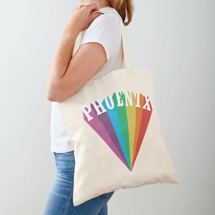 

Phoenix Rainbow Tote Bag eco pack tote bag men free delivery bags Fabric bag