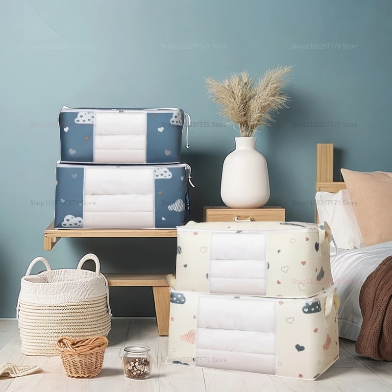 Large Capacity Multi-Purpose Storage Bag with Handles, Dustproof  Moisture-Resistant Odorless Non-Woven Fabric view 4