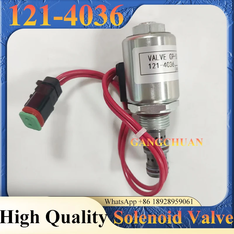 

Электромагнитный клапан электрических деталей экскаватора 121-4036 1214036 для экскаватора-погрузчика E416C 416D 420D