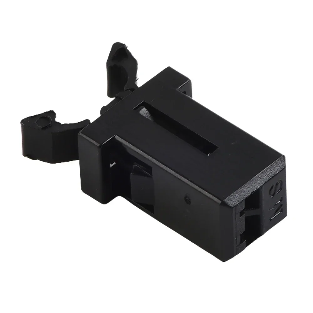 1pc Trash Can Plastic Lock Self-Locking Switch Replacement Catch Compatible Touch Lid Bin Latch Repair Clip Black