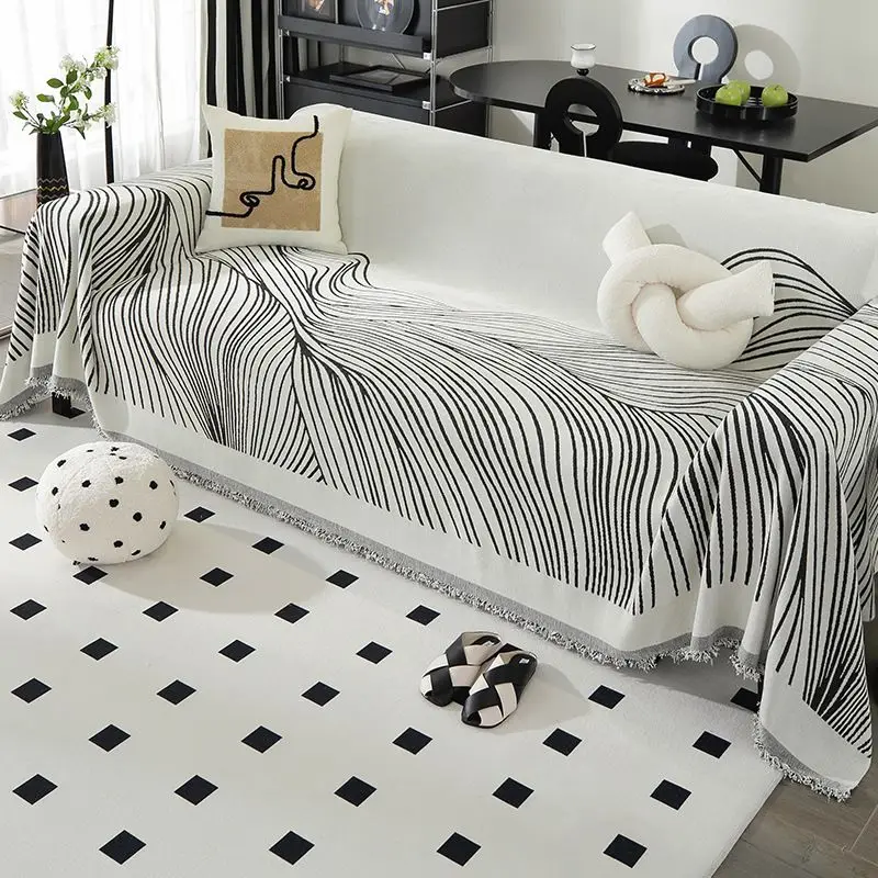 

Sofa Towel Full Cover, Simple Sofa Cushion Cover, Blanket All Inclusive, Universal Cover Towel, All Season Universal Sofa Cover