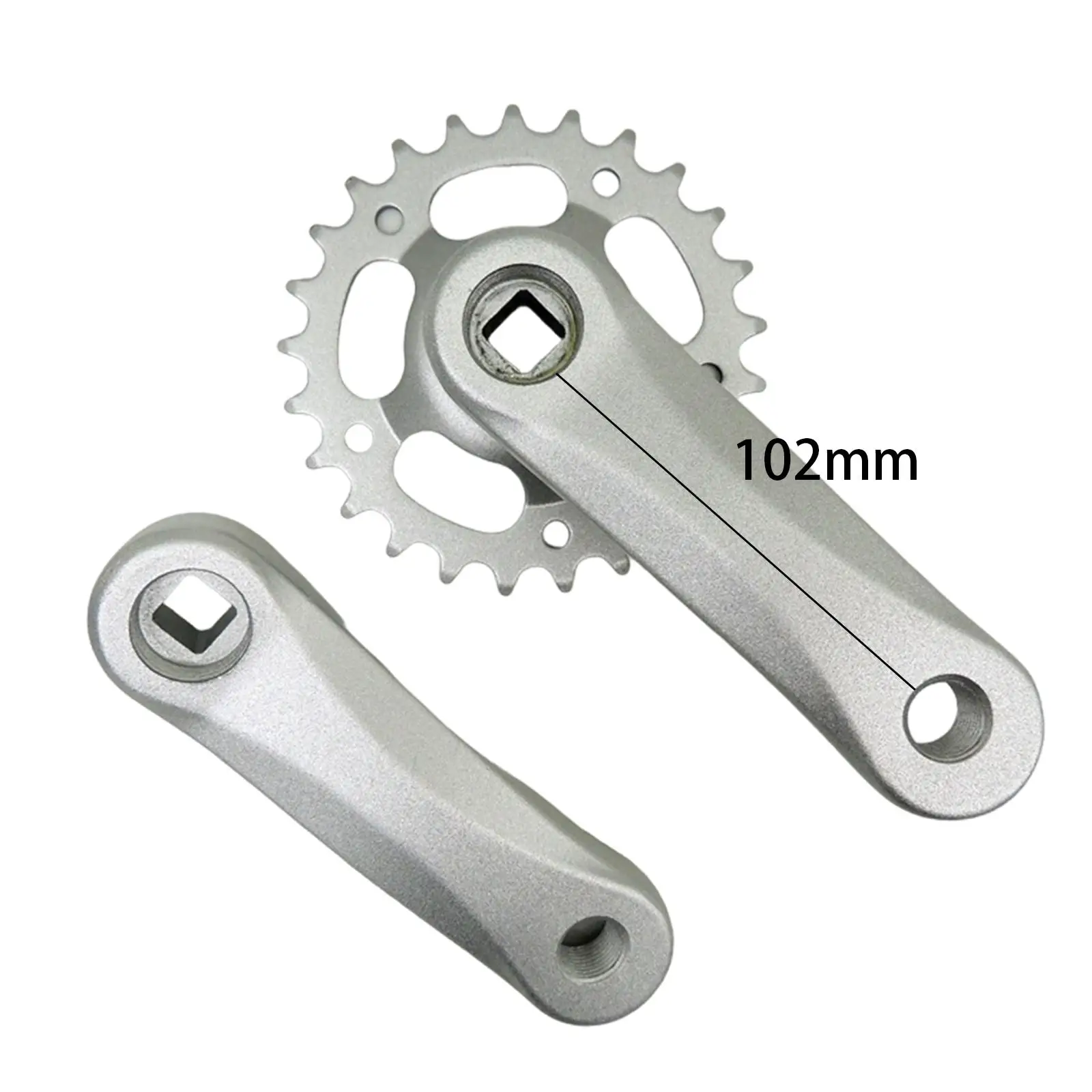 Kids Bicycle Crankset Outdoor Portable Riding Sturdy Replaceable Accessories Square Hole Crank Arm Set Child Bike Crank Set