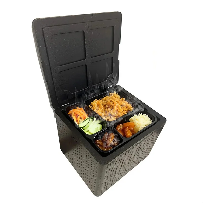 

Изготовленная на заказ теплоизоляционная коробка-холодильник из пенопласта EPP для хранения продуктов сэндвича EPP для сохранения вина на заказ