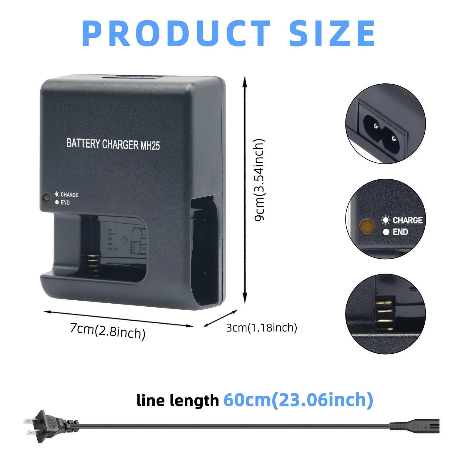 KUTOUMH-25 شاحن لنيكون EN-EL15 EN-EL15a EN-EL15b بطارية لنيكون D500 D600 D610 D750 D780 D800 D800E Coolpix Z5 Z6 Z6 V1