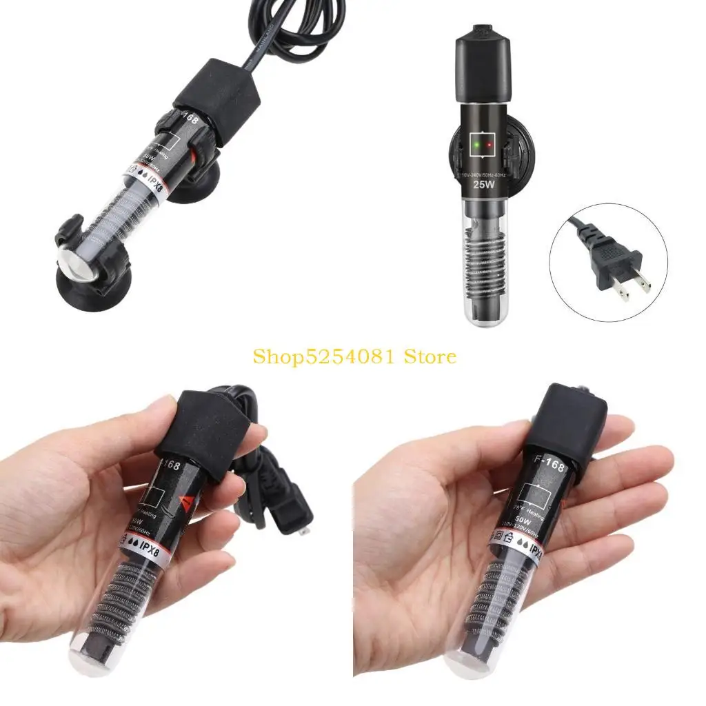 AXYC Quartz Tube Heater with Suction Cup Explosion-proof Temperature Warmer Fish for Tank for Turtle Submersible Auto Thermom