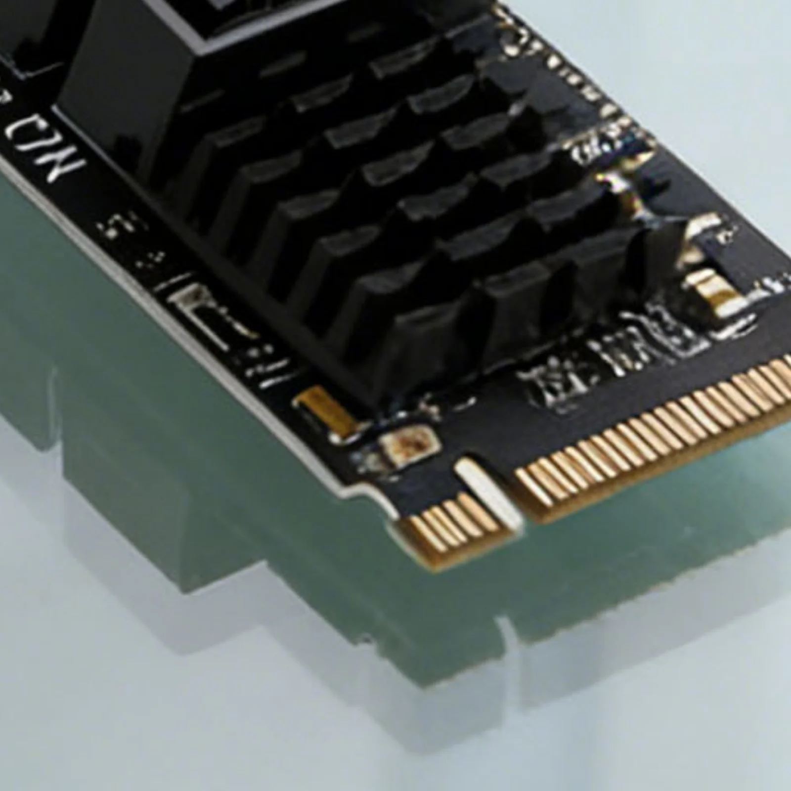 M.2 M KEY NVMe To SATA Convert Card ASM1166 6Gbps 8 Port M.2 NVMe To SATA 3.0 Expansion Card Tools Included for Desktop PC