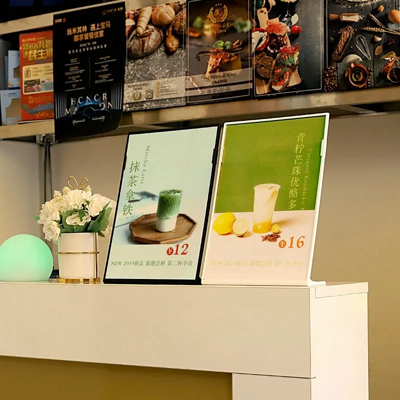 Caf é/restaurant/mobile phone store/computer store/and other multi-purpose PS table cards for multiple occasionsA4/A5/A6