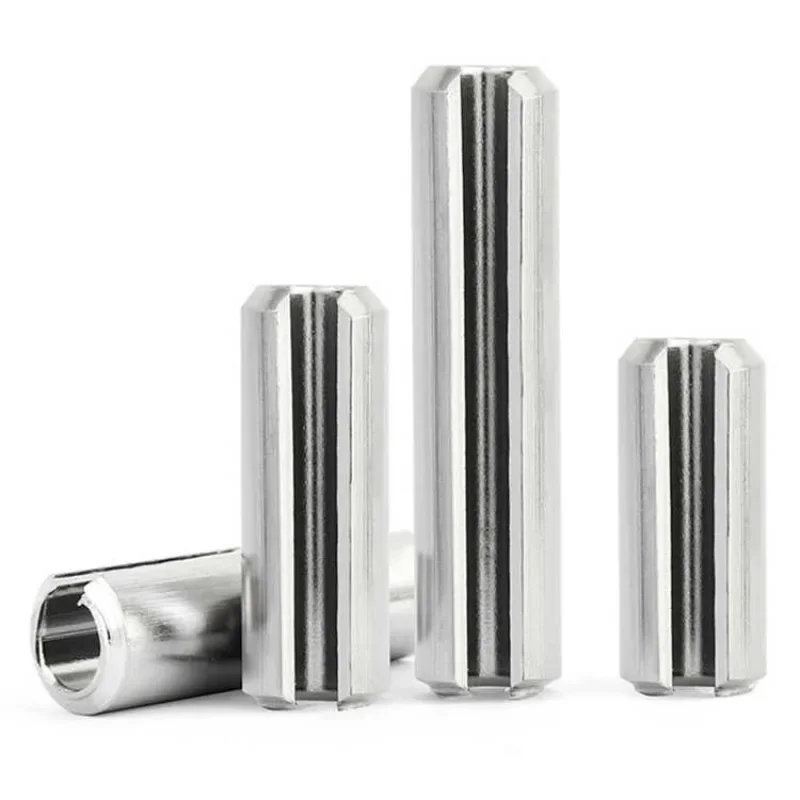 1~50PCS Spring-Type Straight Pins 304 Stainless Steel M1.5 M2 M2.5 M3 M3.5 M4 M5 M6 M8 M10 M12 Cylindrical Hollow Cotter Pin