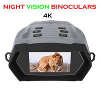 Infrared Digital Night Vision Binoculars Goggles with Built in Camera 4K Video Recorder for Hunting Wildlife Observation