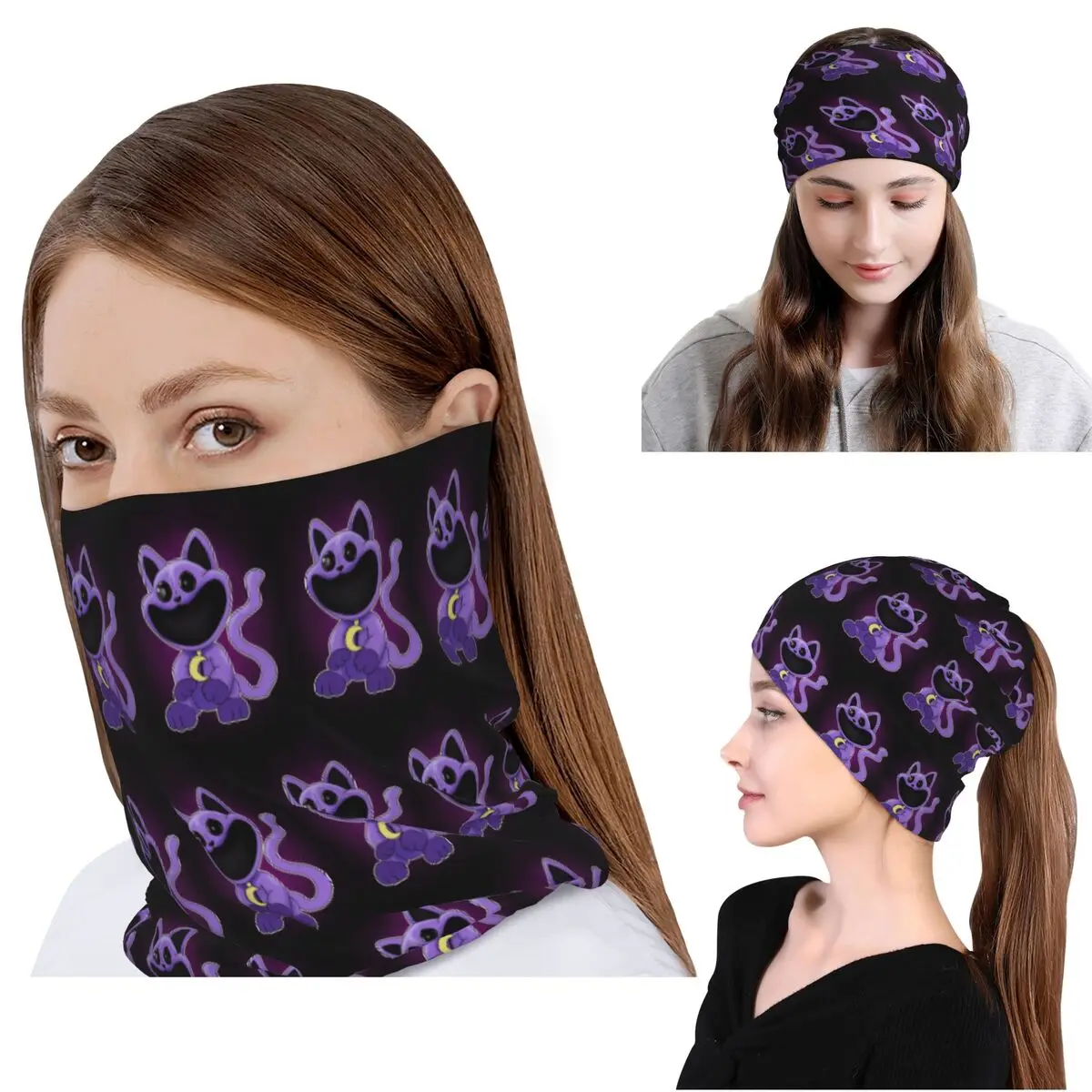 

Catnap Plus Bandana Neck Gaiter Magic Scarf Warm Headwear Beanies Hat Unisex Adult Winter