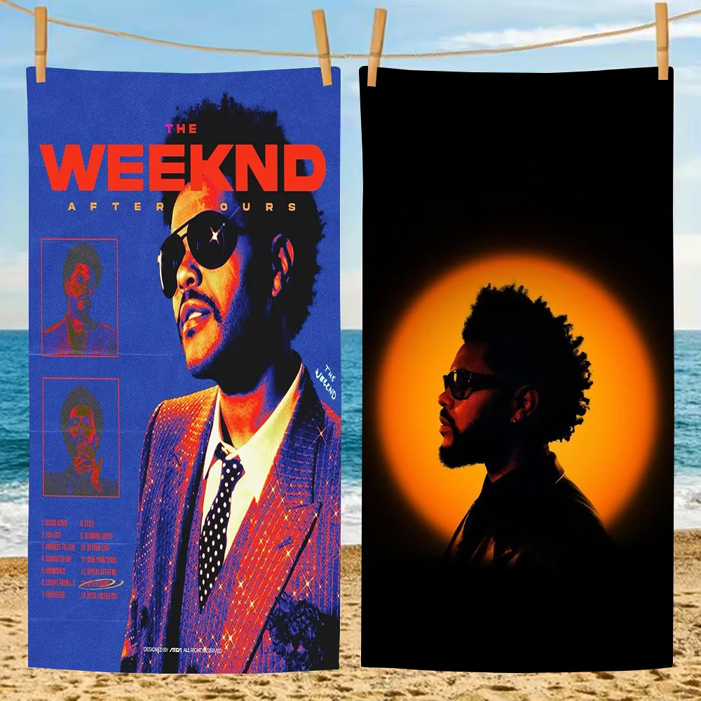

Canadian singer The Weeknd Towel Beach Towel Large Size Outdoor Travel Camping Absorbent Beach Towels Summer Swimming