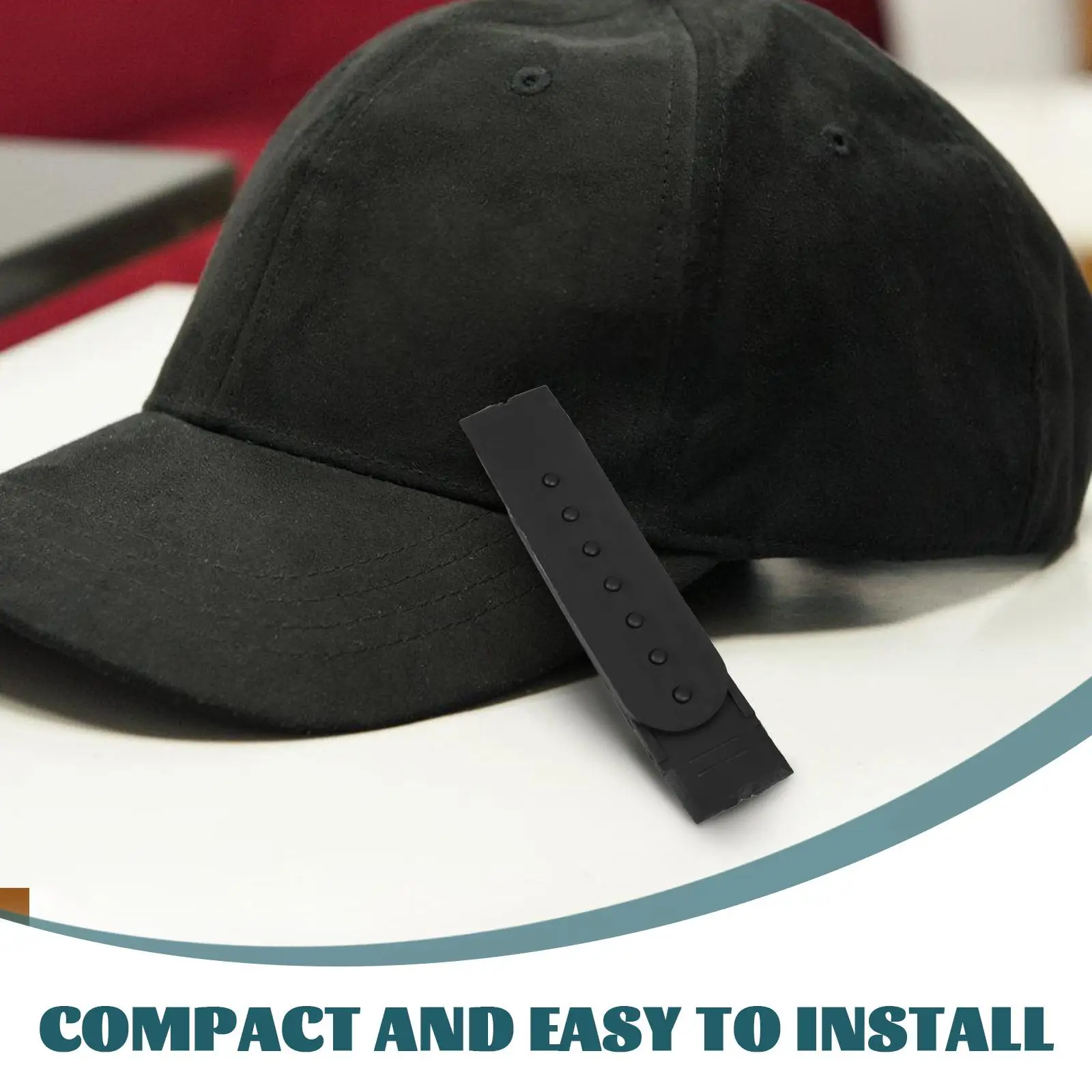 12 Pcs Baseball Cap with Adjustable Buttons Snap Back Hat Extension Extender Snapback or Fastener Repair Straps