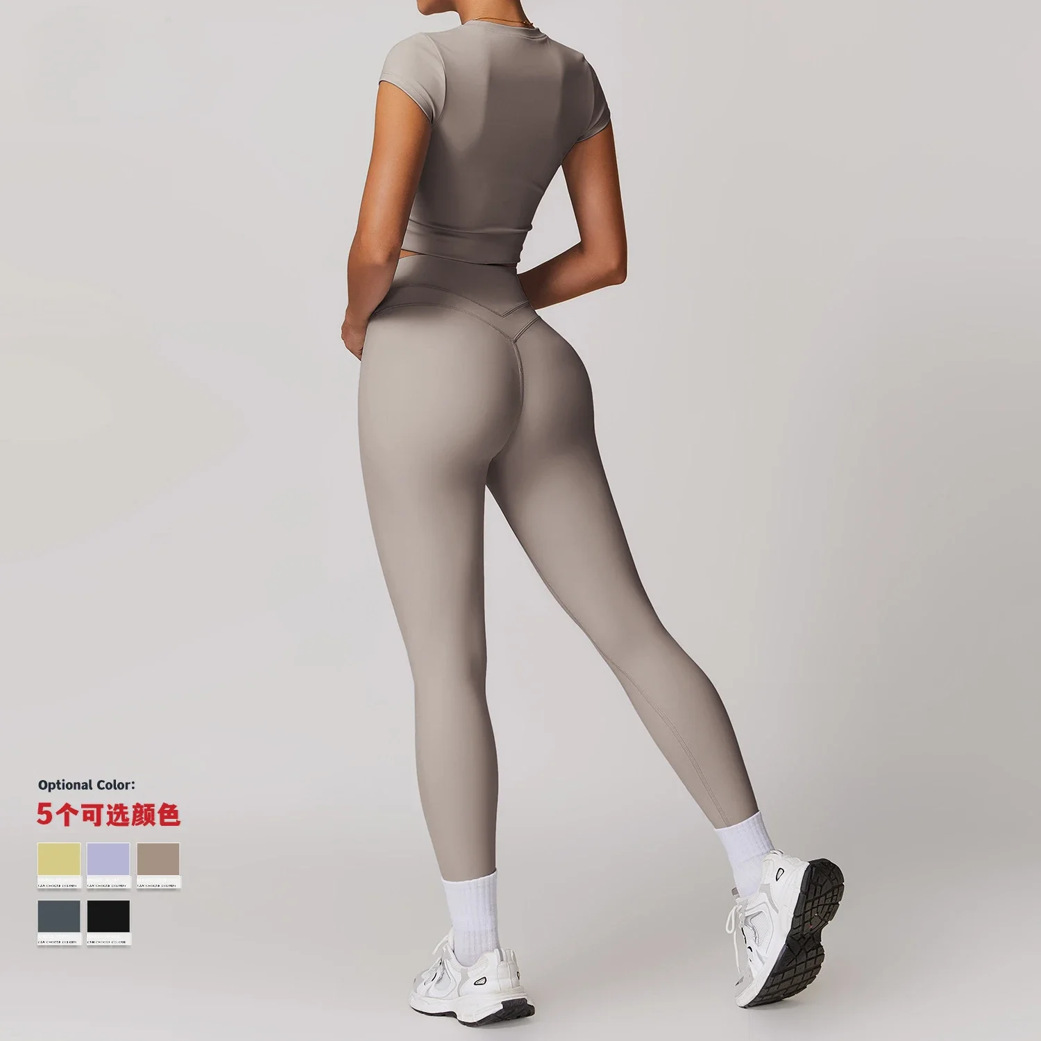 2 Pieces Sportswear Women Yoga Set Gym Clothes Sportswear Yoga Suits Fitness Set Tracksuits Sports Bra Gym High Waist Leggings