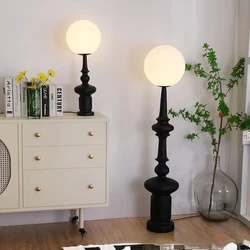 Włoska kolumna rzymska lampa podłogowa w stylu Vintage amerykańska antyczny salon designerska dekoracja atmosfery stojąca lampa stołowa