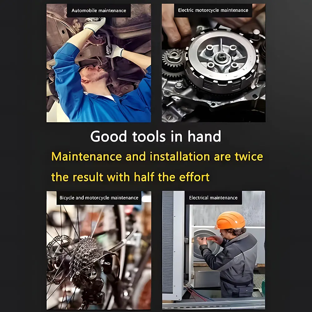 Podofo 216 قطعة أداة ميكانيكي مجموعة 1/4 "3/8" 1/2 "مفتاح بانة مجموعات إصلاح السيارات المفك اسئلة وجع الصلب سيارة أداة #3