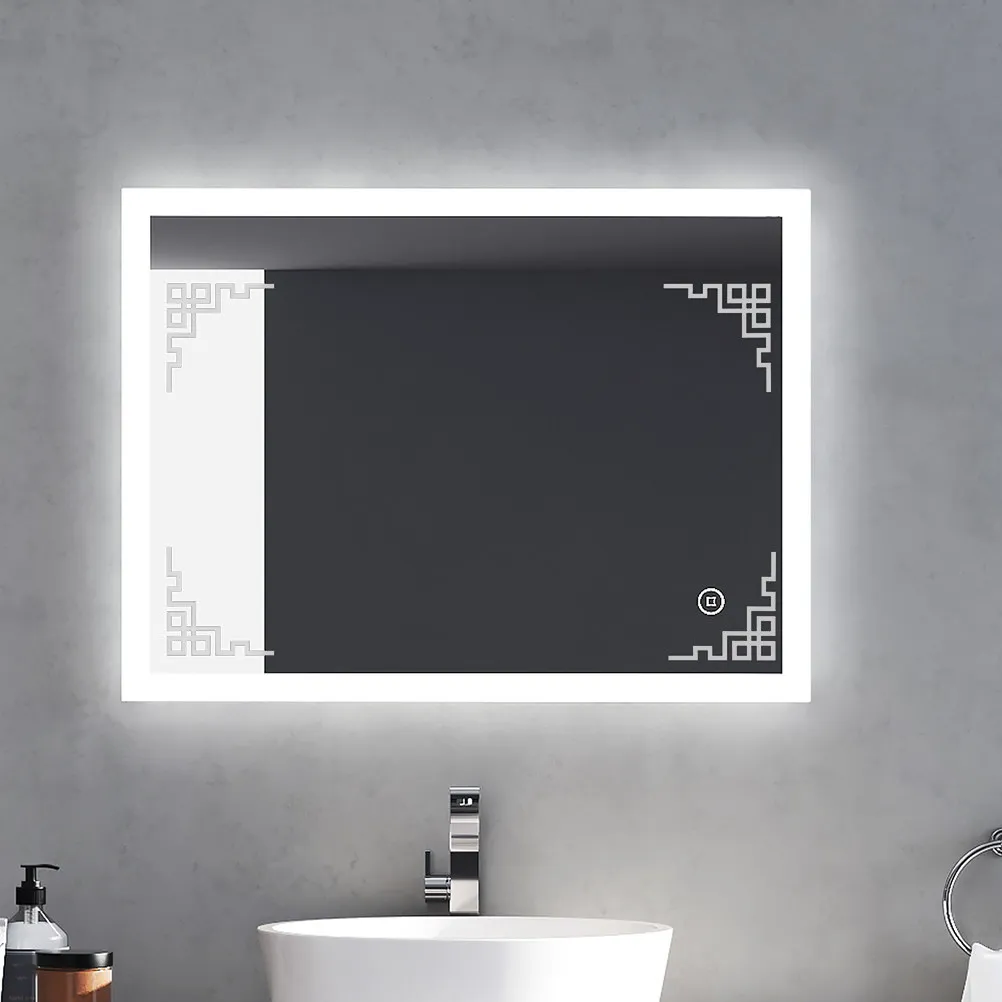 12Pcs Acrylic Mirror Wall Decals Peel and Stick Corner Stickers for Bathroom Decor Reflective Wall Trim Decorative Mirror