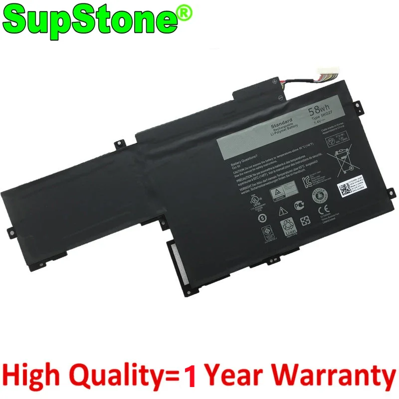 

SupStone 5KG27 Laptop Battery For Dell Inspiron 14 7000 7437 14HD-2608T 1508 2508 1608T 1808T N7437 P42G C4MF8 09KH5H 0C4MF8