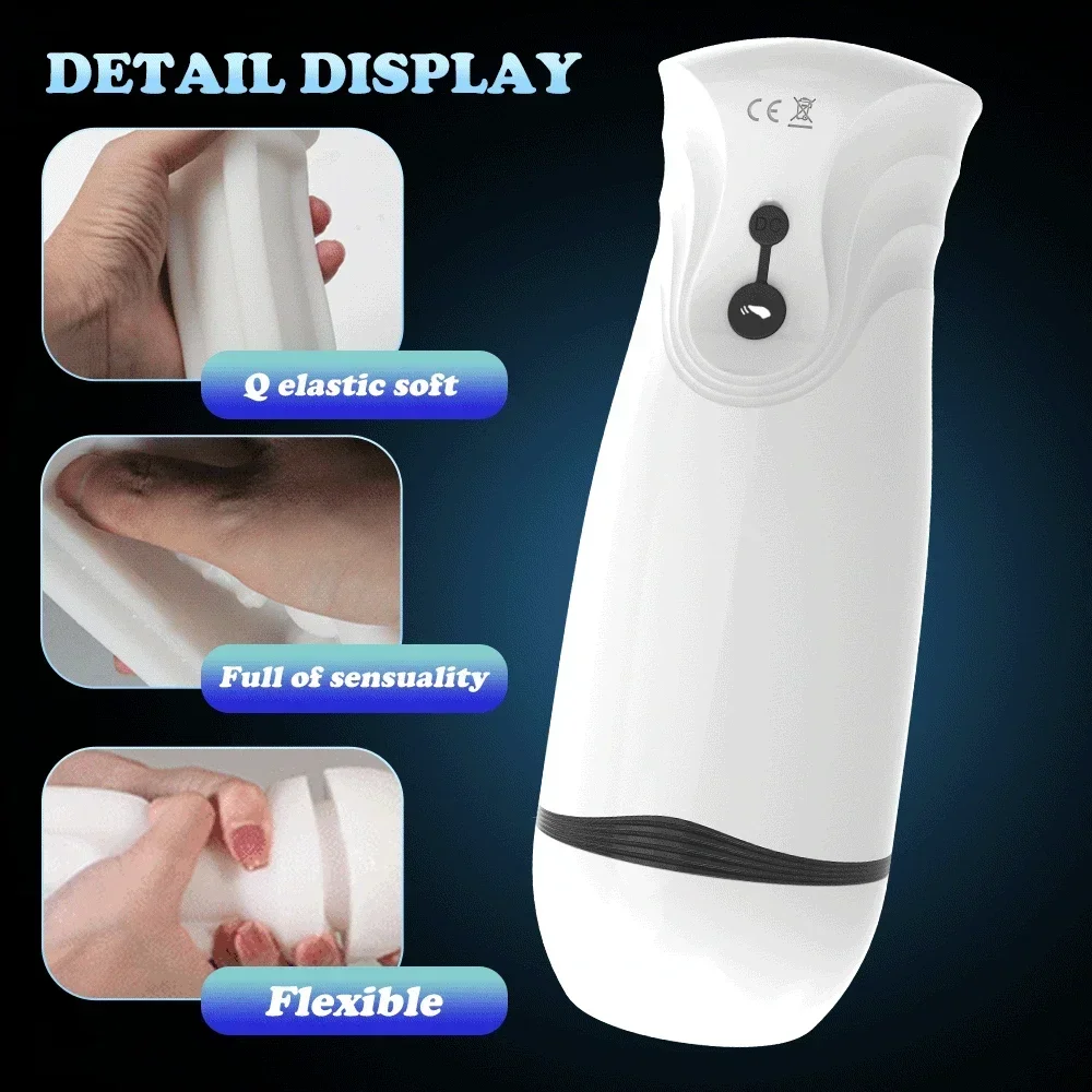 الرجال التلقائي مص جهاز استمناء القضيب الحقيقي المدرب سيليكون المهبل كوب كبير ديك المدرب أدوات الجنس جهاز استمناء