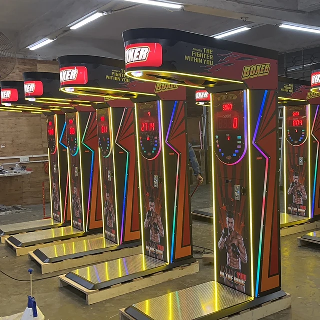 

NEW Boxing Champion Arcade Street Amusement Coin Operated Games Electronic Boxing Sports Punching Bag Vending Machine Price