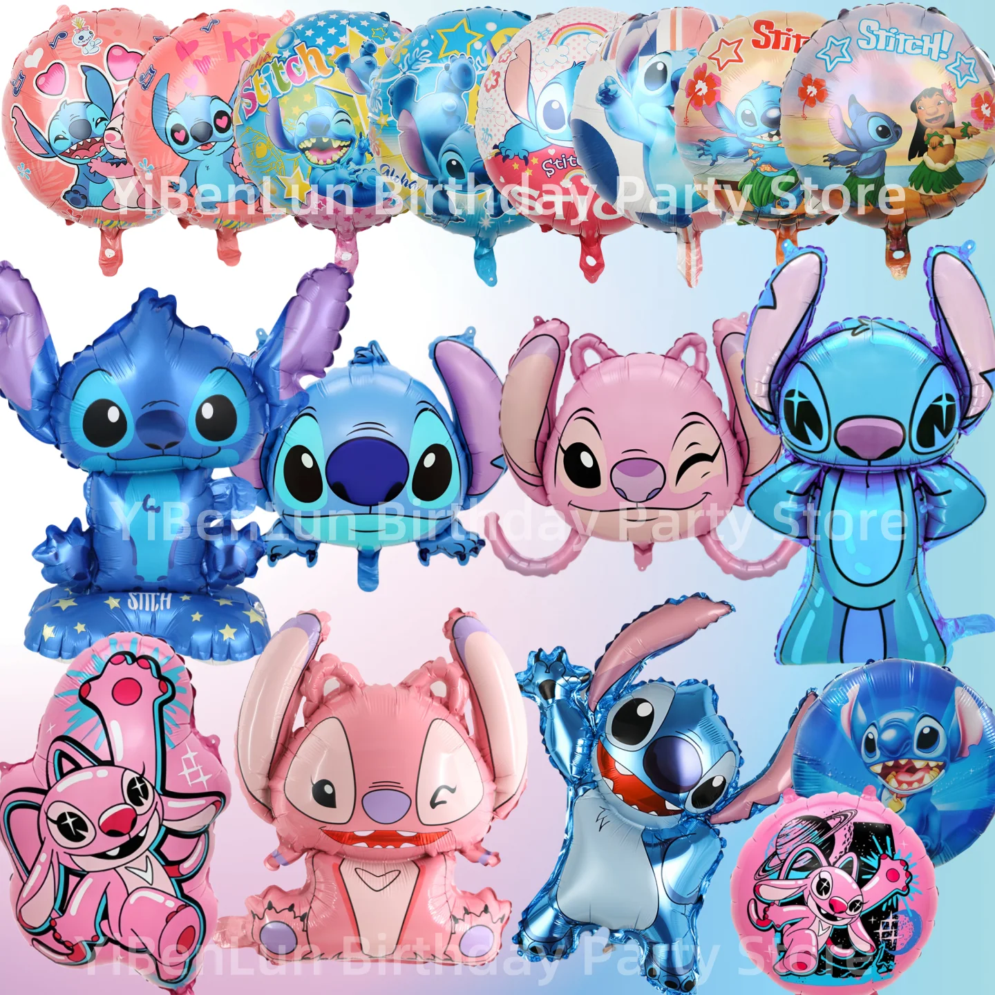 

Disney Lilo & Stitch Party Balloons Birthday Decoration Stitch Foil Helium Balloon Air Globos Baby Shower Supplies Kid Toys Gift