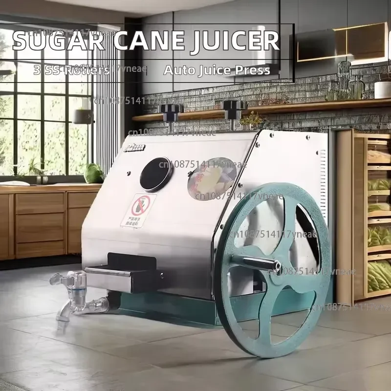 Hot Selling Manual Mobile Sugar Cane Juicer Mill Machine Household Hand Operated Extractor for Sugarcane Juice
