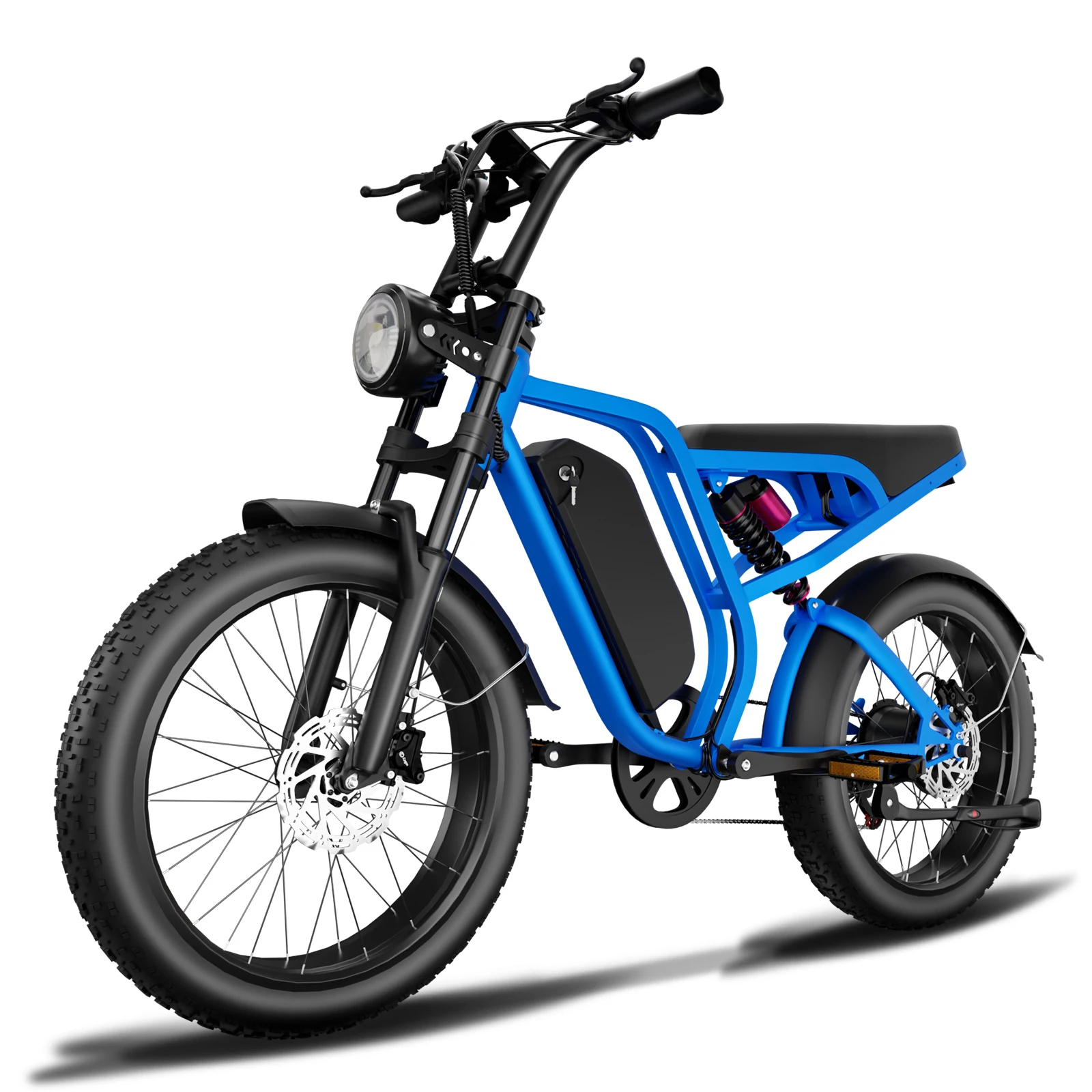 SU8 Electric Bike: 48V 1500W Motor, 32MPH Top Speed, 80-Mile Range, Removable Battery