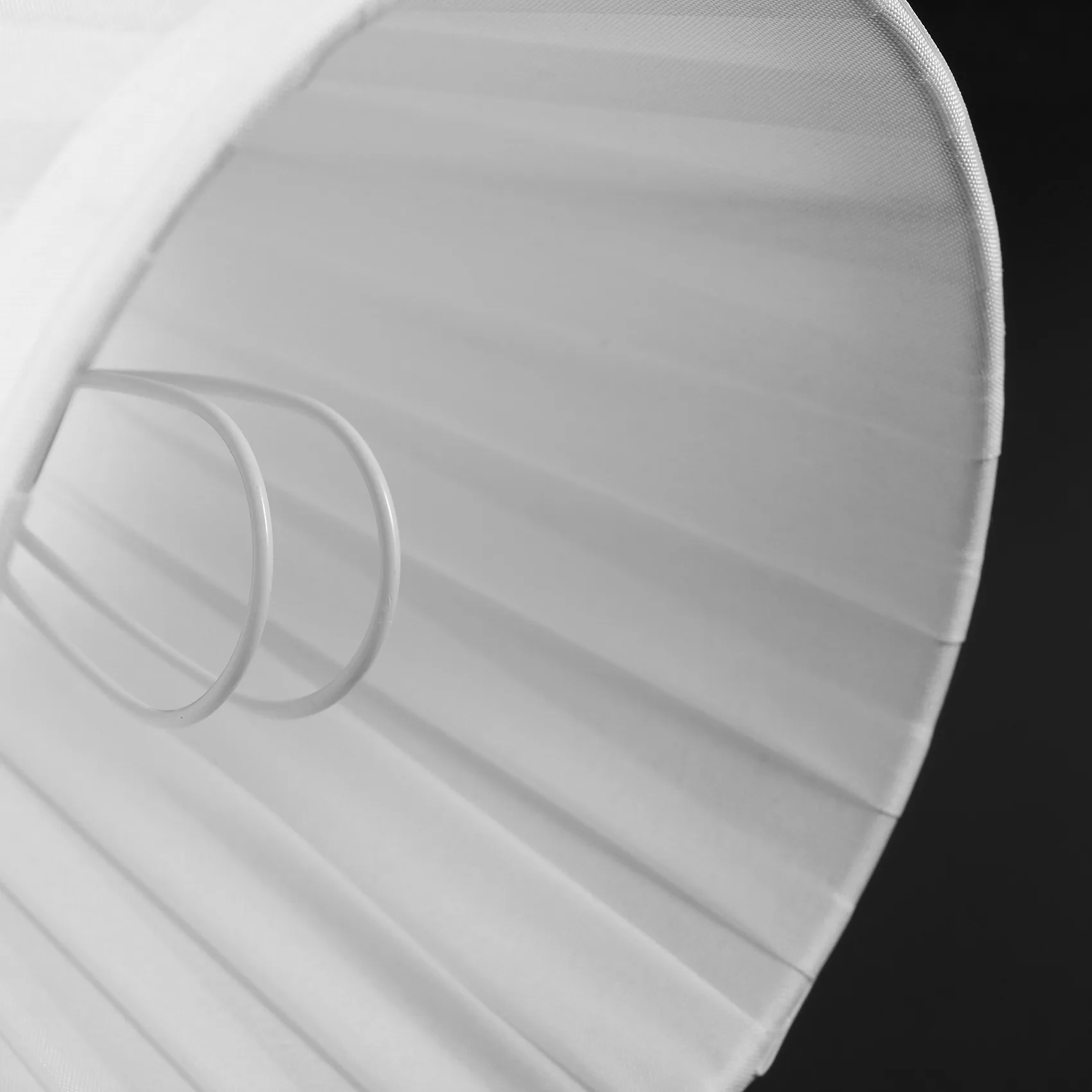 

75STO-2X Vintage Fabric Lamp Shade Table Desk Bed Lamp Cover Holder Chandelier White