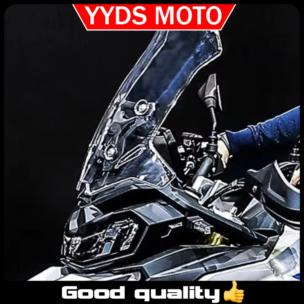 

【Good quality】ForVOGE DS900X modified windshield, raised windshield, motorcycle accessory rain shield, chest protector.