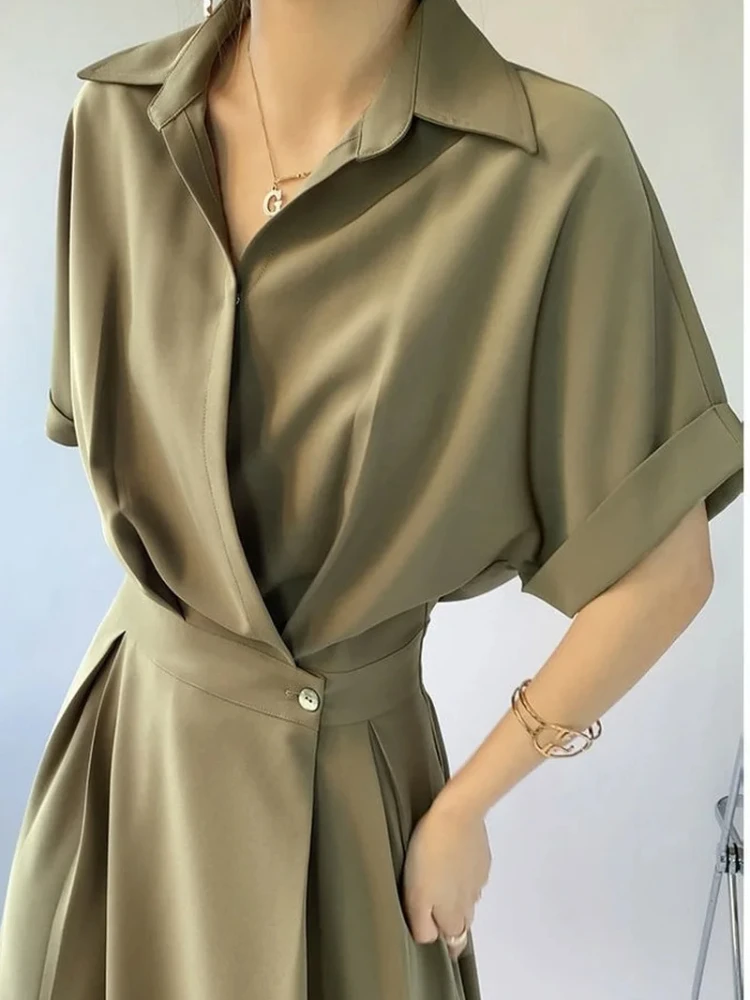 Chemise Maxi robes pour femmes, t-shirts longs noirs, vêtements de Style coréen, une pièce, Harajuku Y2k, été Xxl, 2025