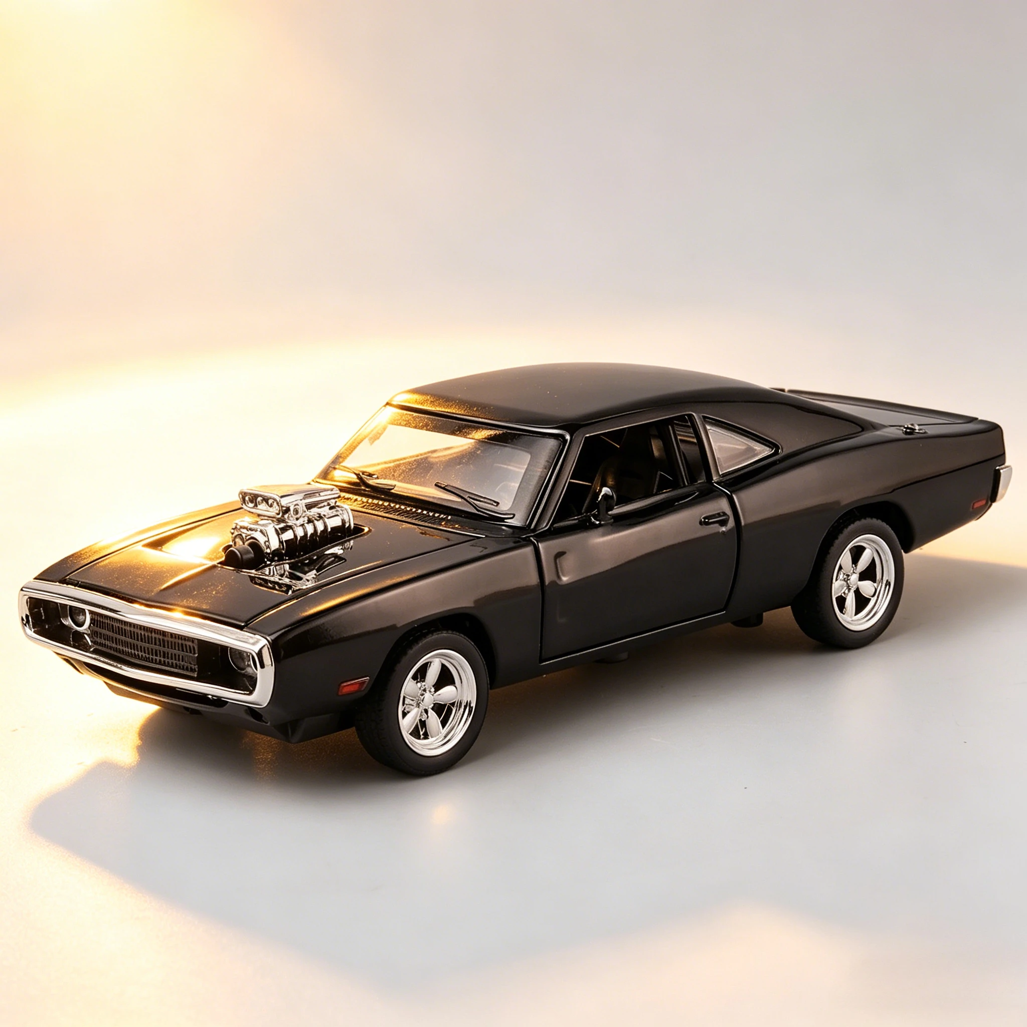

1:32 Scale Charger Super Sports Car Alloy Metal Diecast Model Car Sound And Light Pull Back Racing Games Simulation Decorate