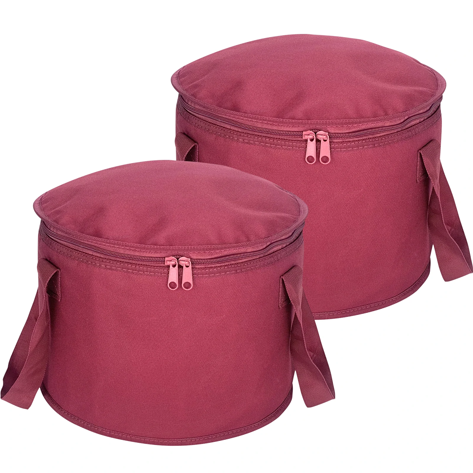 

Insulated Cooler Pie Carrier Round Thermal Casserole Carrier,Polyester Fabric Cooler Lunch Bag for Hot or Cold Food transport