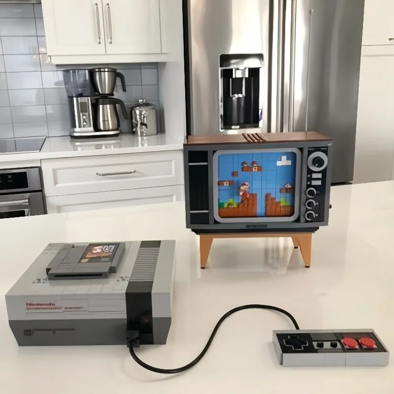 

2646 Pcs Super NES TV Game Console Bricks Model Moc Modular Building Blocks Educational Party Kids Gifts Toys