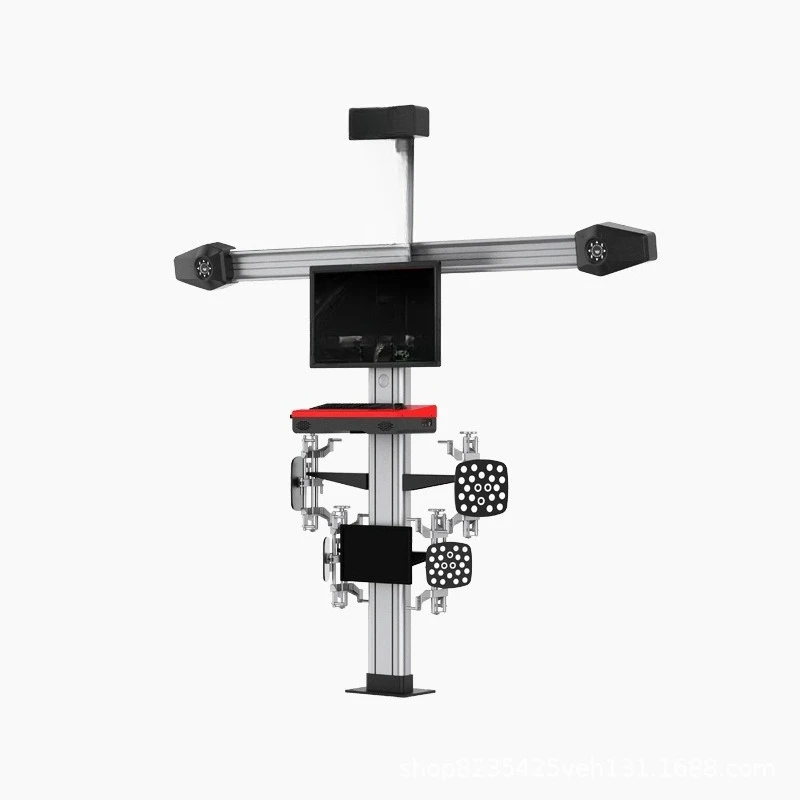 Tire shop car four-wheel positioning, car testing equipment 4S shop car four-wheel aligner