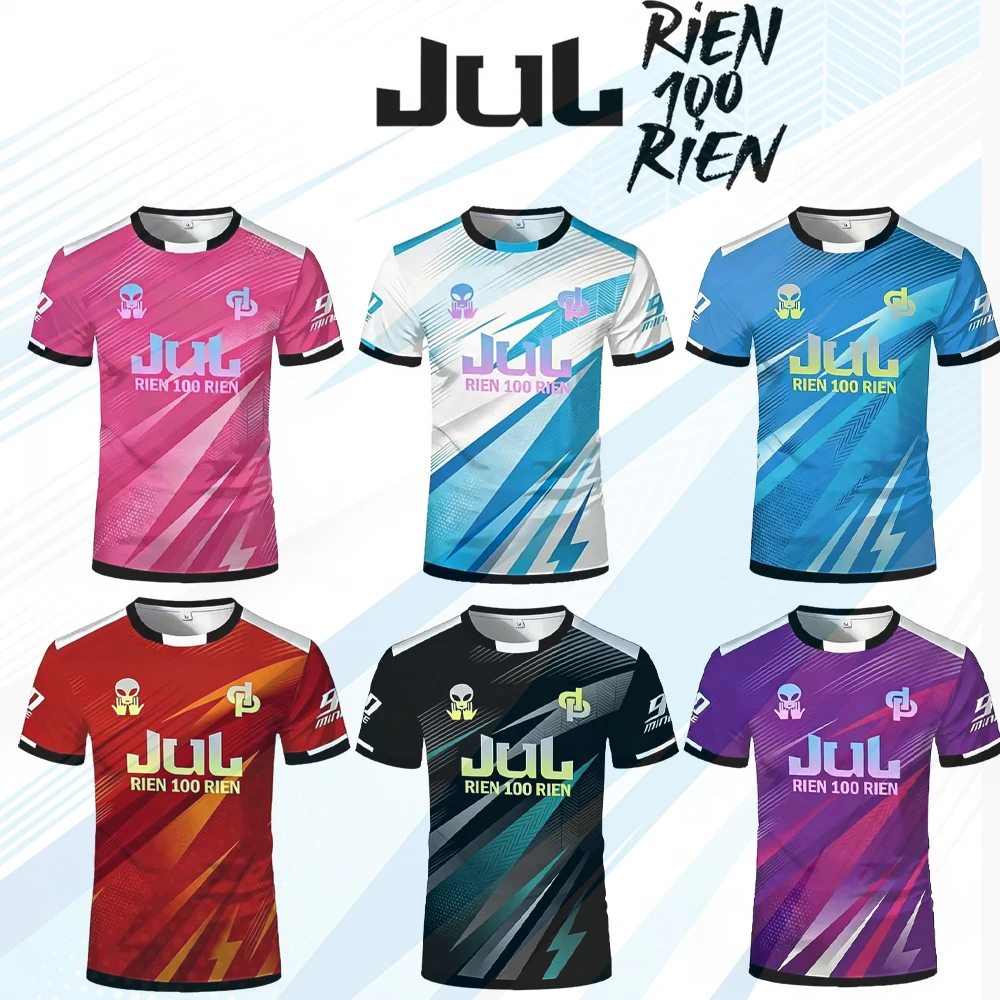 

New JUL Toto Ninetta Printed T-Shirt Men's Women's Hip Hop Breathable Soccer Training Apparel Adult And Children's Sports Jersey