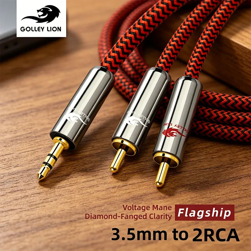 Hifi 3.5 Mm To 2Rca…