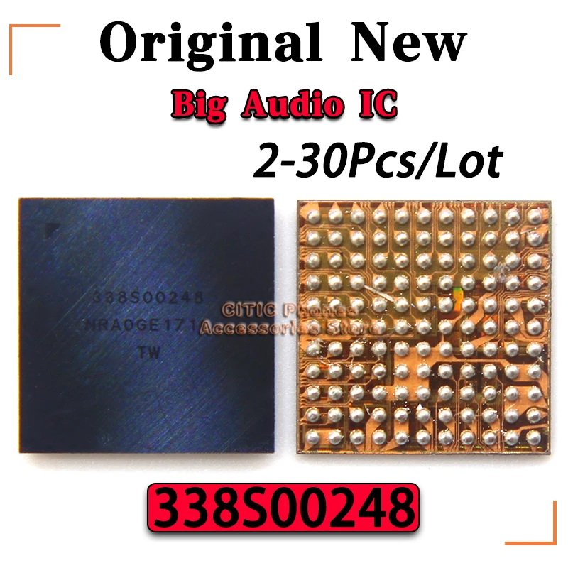 2Pcs-30Pcs/Lot New Original 338S00248 Big Audio IC For iPhone 8 8Plus X XS-Max XR U4700 Big large Audio CS42L75 Chip