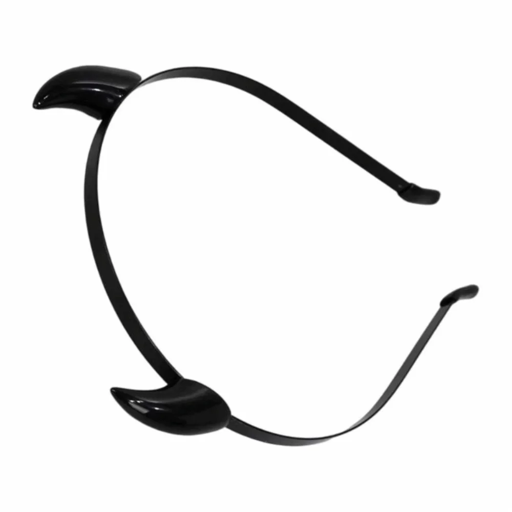 Cosplay Horn Headwear Animal Devil Horn Hairband Resin Non-slip Ox Horn Hair Clips Lightweight Glossy Anime Headband Photo Props