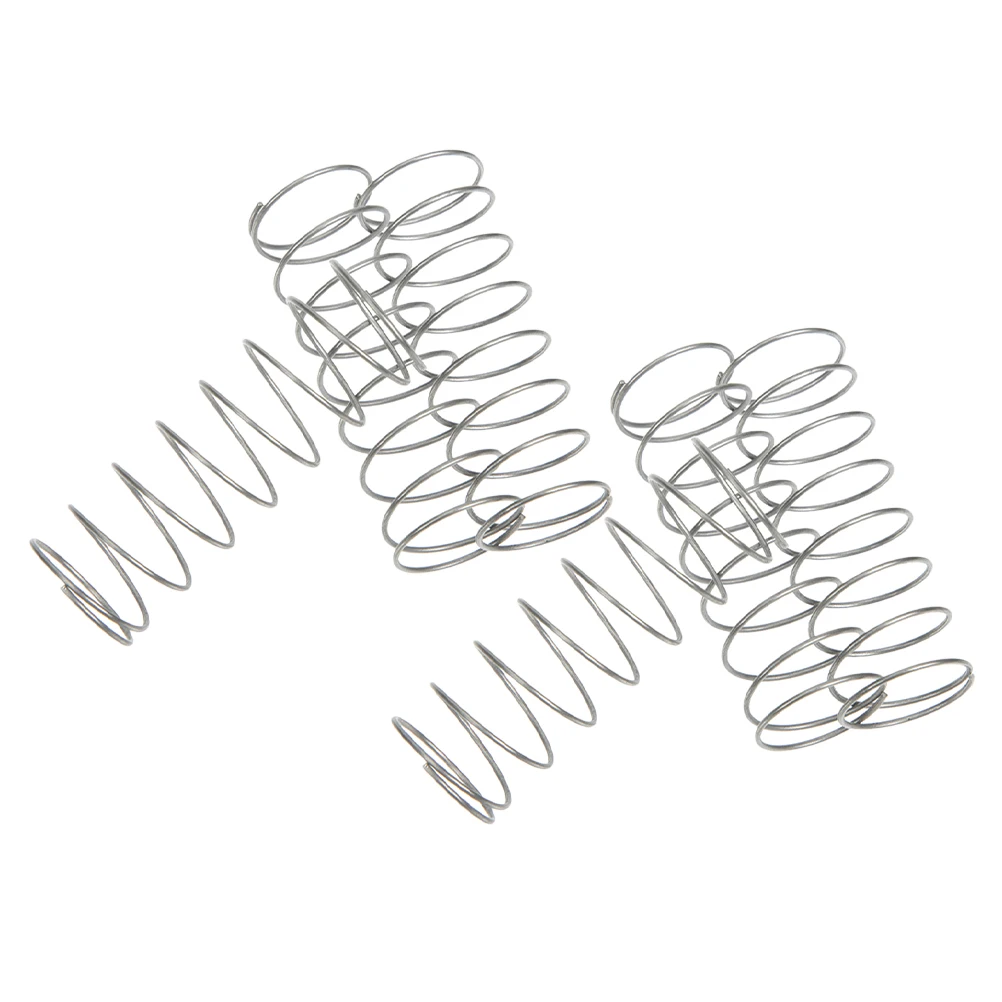 

6 Pcs On Bass Spring Button for Trumpet Copper Pipe Accessories Replaceable Part Stainless Steel Buttons