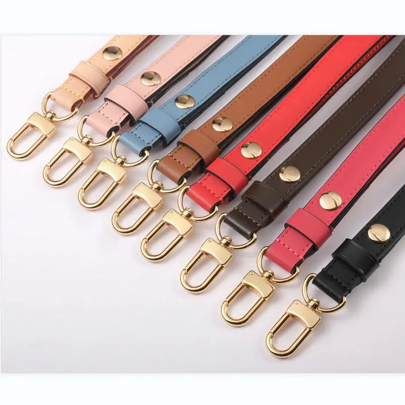 

Top Genuine Calfskin Adjustable Bag Strap For Designer Women Dauphine Handbag Lady Shoulder Carry Belt Bag Parts Replacement