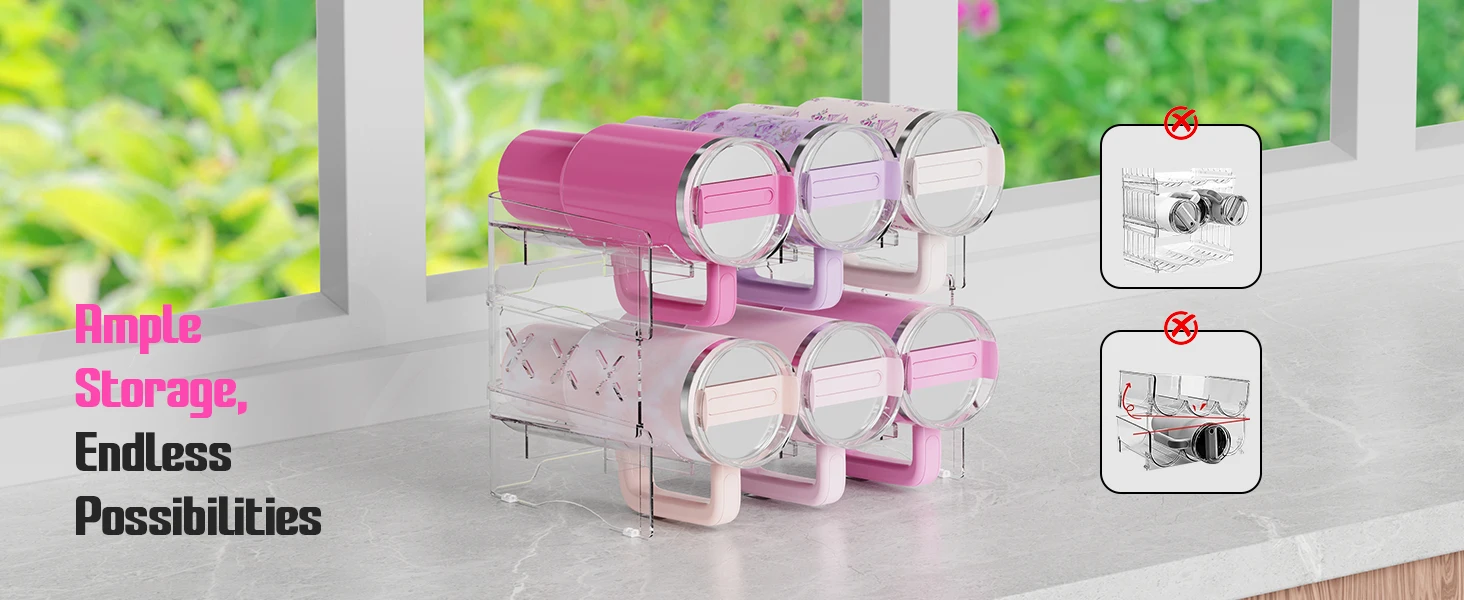 stanley cup holder for cabinet organizer