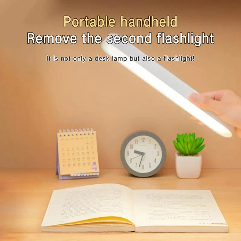 Hanging Desk Lamp Rechargeable Wireless LED Touch-Sensitive Lamp Adhesive Reading Lamp Cabinet Light with Remote Control-A31R