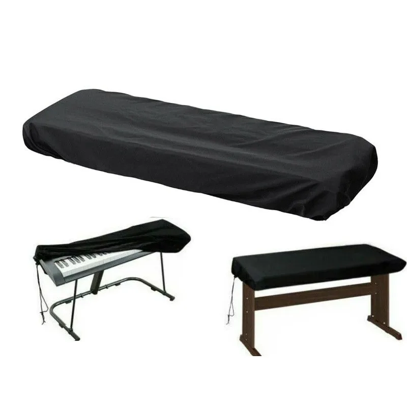 61/88 Key Digital Electronic Piano Cover Fabric Light Thin Keyboard Instrument Dust Cover Breathable Heat Radiation Dustproof