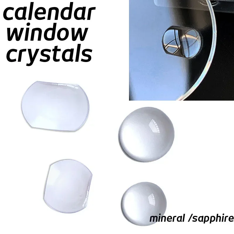 Watch Crystal Magnifier Tool Sapphire Bubble Magnifier Lens For Date Window Watch Glass 7.0x5.5mm/5.5x4.5mm/5.8x4.5mm/3.5x3.0mm