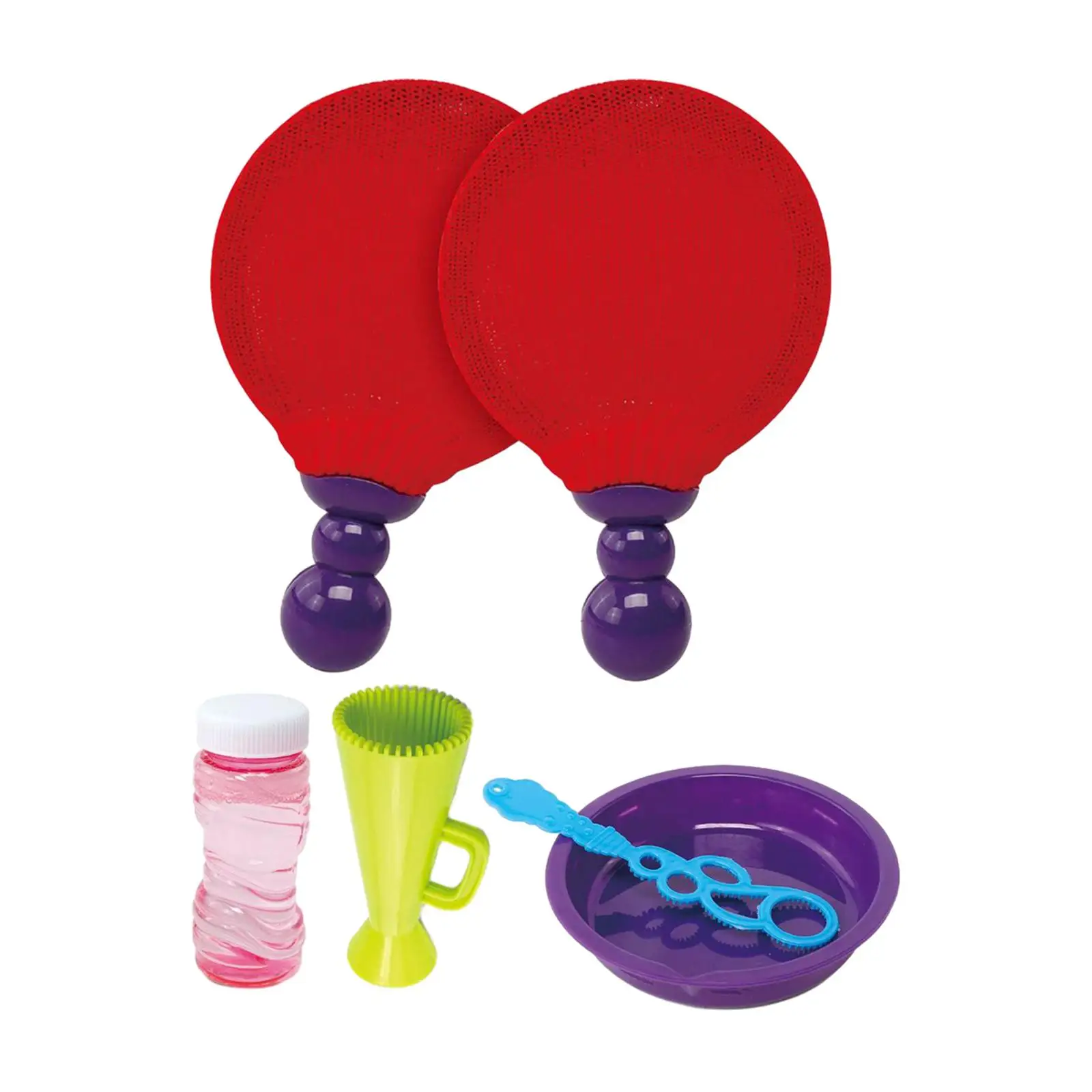 Fun Bubble Game Set with Paddle And Ball, Outdoor Toy for Kids