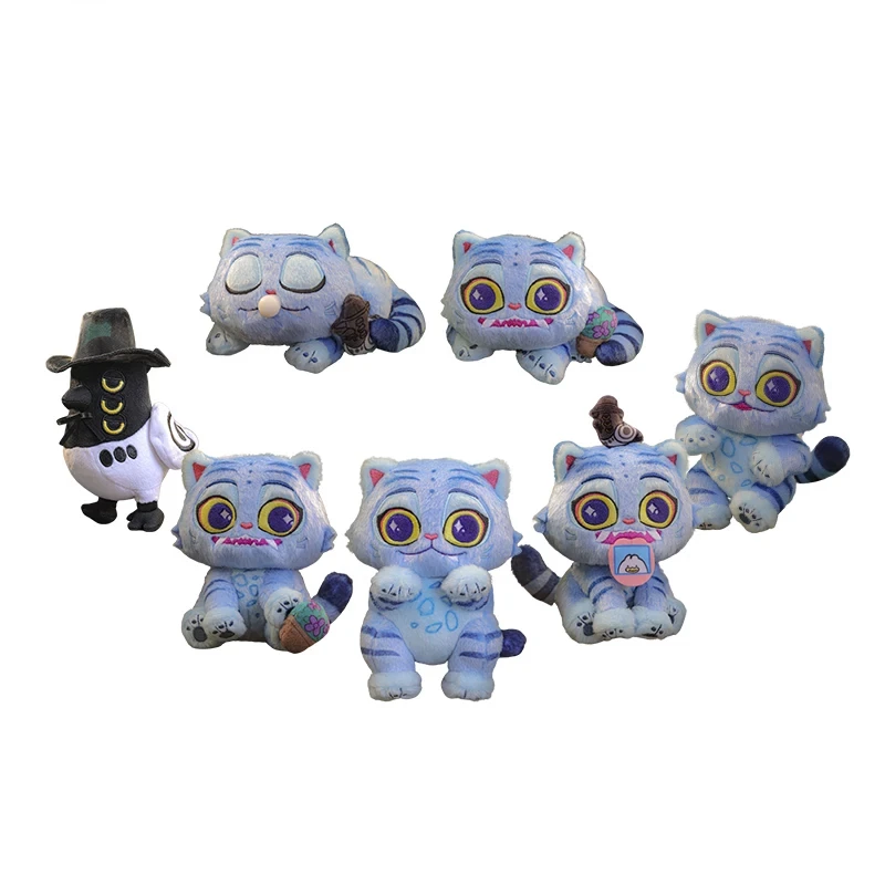 Authentic In Stock Hot Toys Kpop Demon Hunters Derpy Cosbi Plush Keychain Collection Derpy Tiger Figures Toy Doll Blind Box Gift