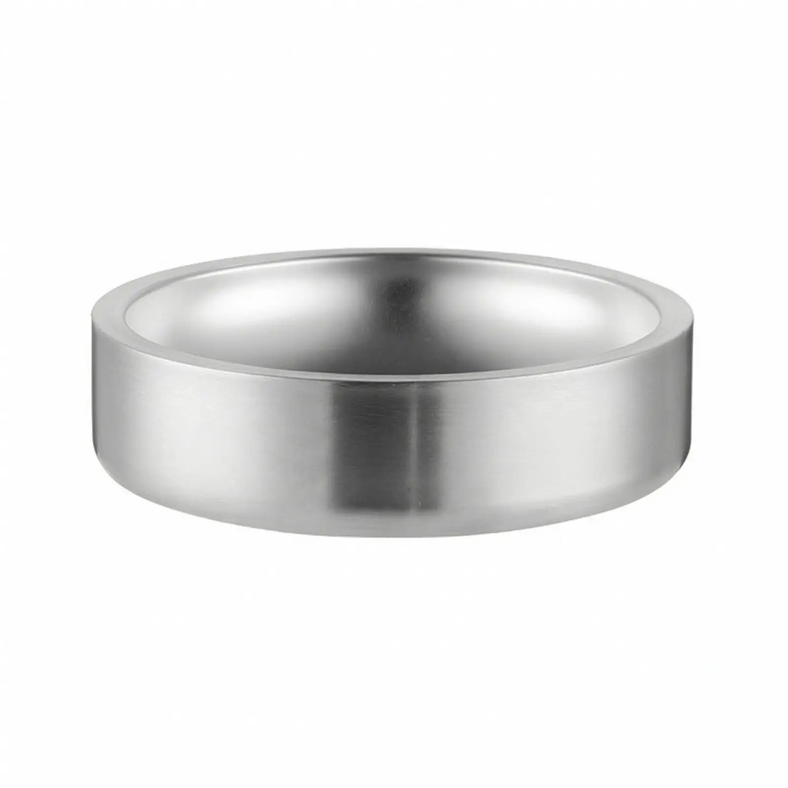 Double-Layer Pet Bowl with Anti-Slip Base Easy to Clean 304 Stainless Steel Pet Bowl Rust-Proof for Cat Owners