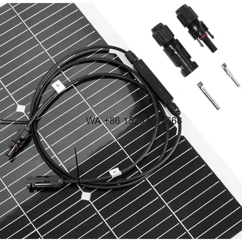 Wmwmnu for Flagsun Mono Solar Cells Bendable Thin Film PV Module High Efficiency 19.6% ETFE 400W Flexible Solar Panel for RV