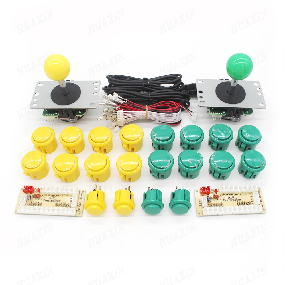 مجموعة عصا التحكم Arcade DIY، USB Zero Delay، جهاز تشفير الكمبيوتر إلى Rasberry PI PS3 Sanwa Joystick، وحدة تحكم الألعاب