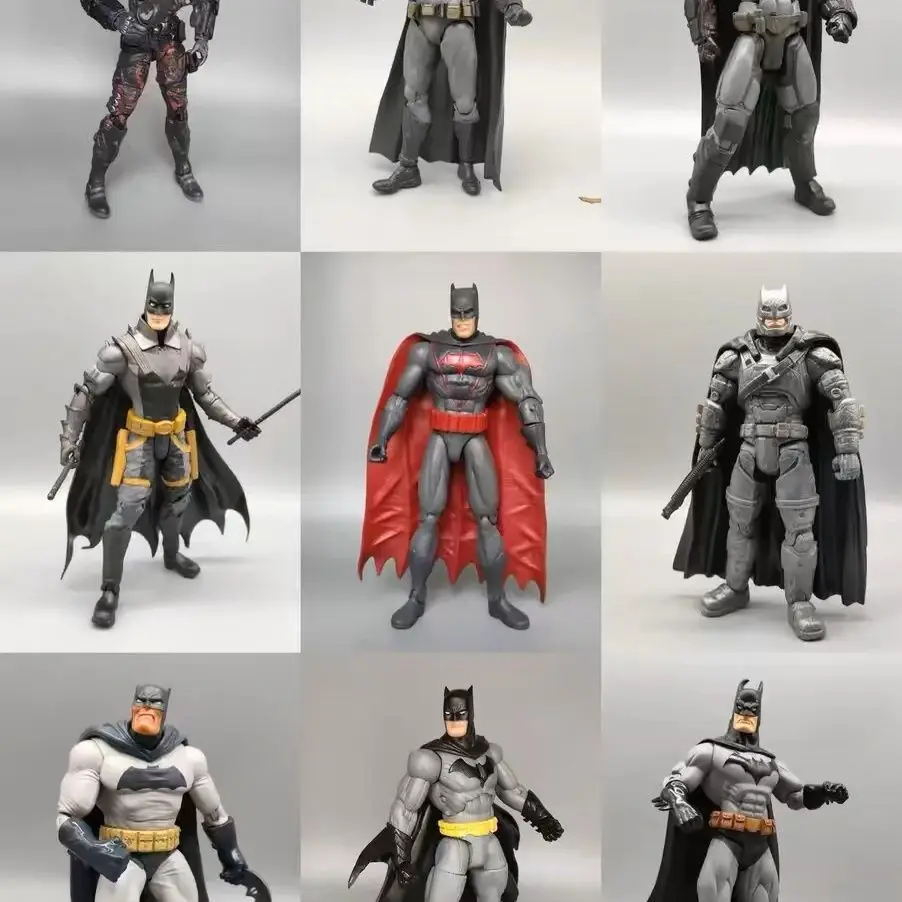 DCD 13-35cm Bulk Avengers Justice League Batman Ornament Movable Model Figure Doll Full Body Joints Hands-on Toys